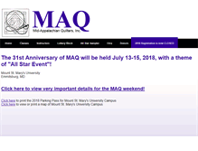Tablet Screenshot of maqonline.org
